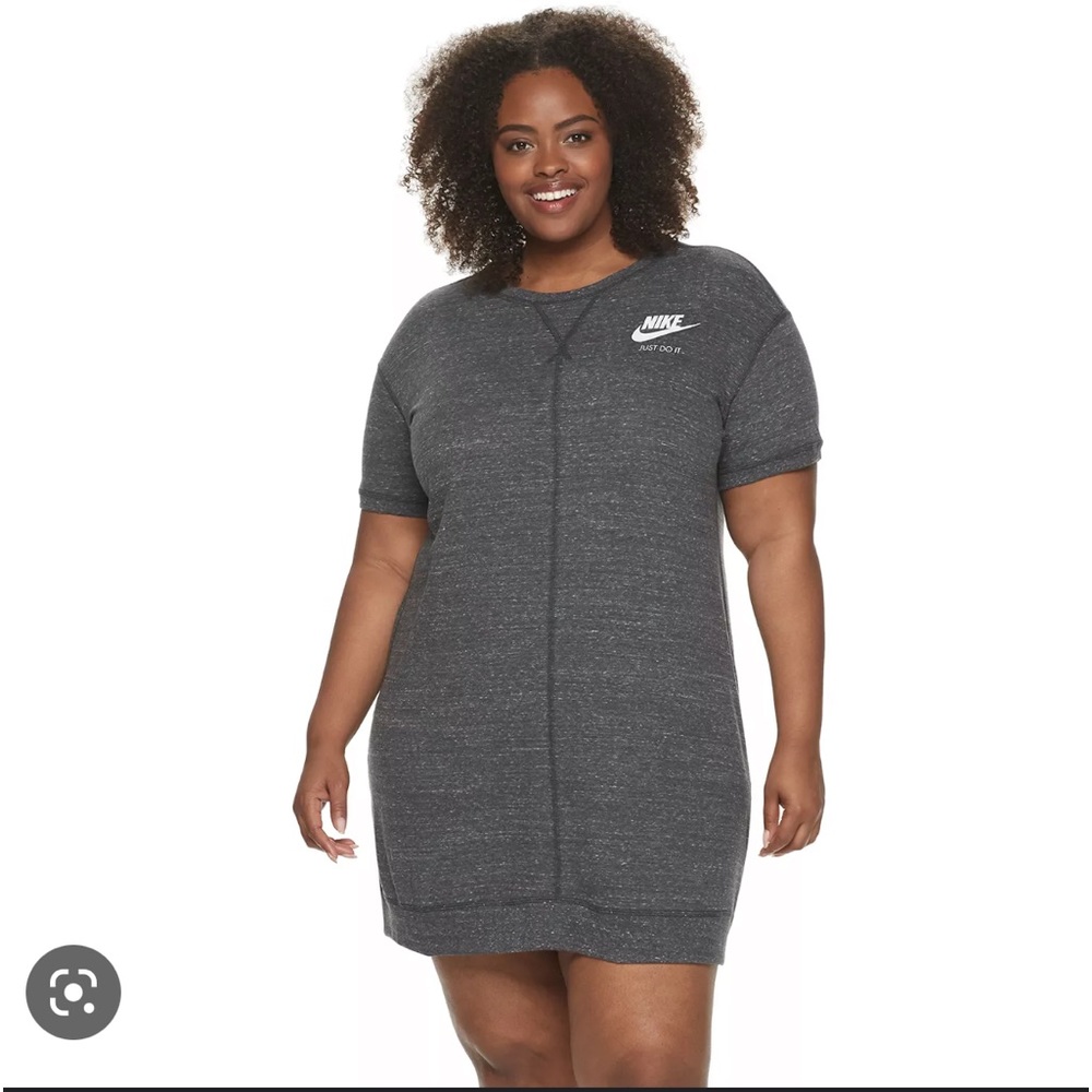 Plus size Nike grey T-shirt dress 3x